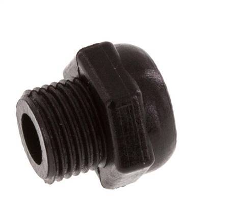 [P2B8S] G1/8'' PA Compact Pneumatic Muffler 1.4301 Wire Mesh