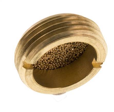 [P2B9U] G3/4'' Sintered Bronze Compact Sinking Pneumatic Muffler