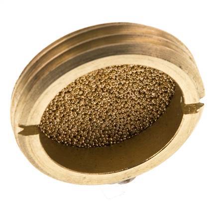 [P2B9V] G1'' Gesinterd Brons Compact Zinkend Pneumatische Geluiddemper