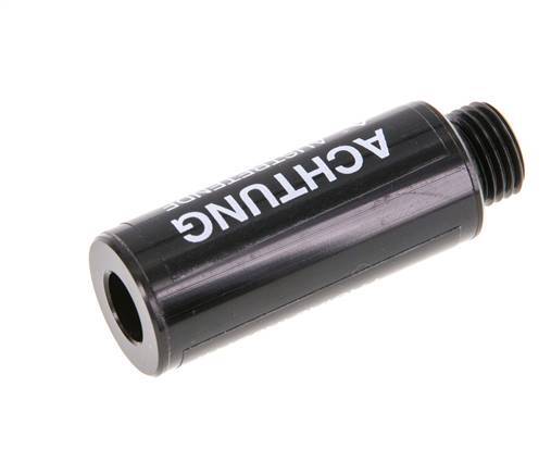 [P2BBZ] G1/4'' Aluminium Free-Flow Luftschalldämpfer