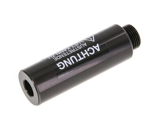 [P2BC2] G3/8'' Aluminum Free-Flow Pneumatic Muffler