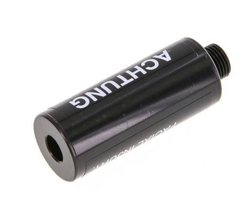 [P2BBY] G1/8'' Aluminum Free-Flow Pneumatic Muffler