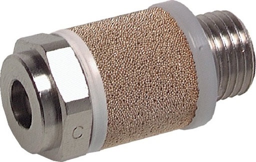 [P2BCM] M5 Brass Flow Control Muffler For Precise Flow Adjustment