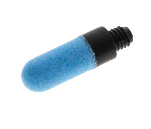 [P2B7P-X5] M5 Gesintertes PE Druckluft Schalldämpfer 6 Bar [5 Stück]