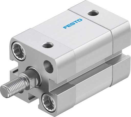 [P2BJD] Festo Compact Cylinder 16mm Bore 10mm Stroke ISO 21287 Double Acting - 536220