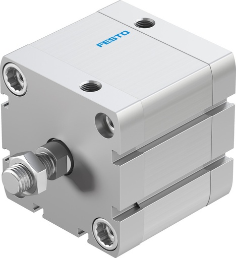 [P2BNW] Festo Compact Cylinder 63mm Bore 25mm Stroke ISO 21287 Double Acting - 536335