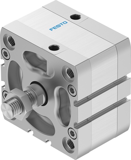 [P2BPF] Festo Cilindro Compacto 80mm Diámetro 10mm Carrera ISO 21287 Doble Efecto - 536353
