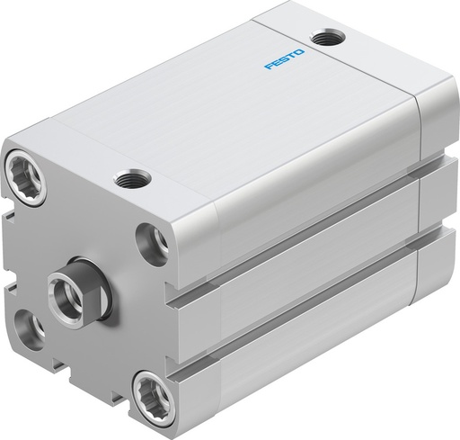 [P2BNQ] Festo Cilindro Compacto 50mm Diámetro 60mm Carrera ISO 21287 Doble Efecto - 536328