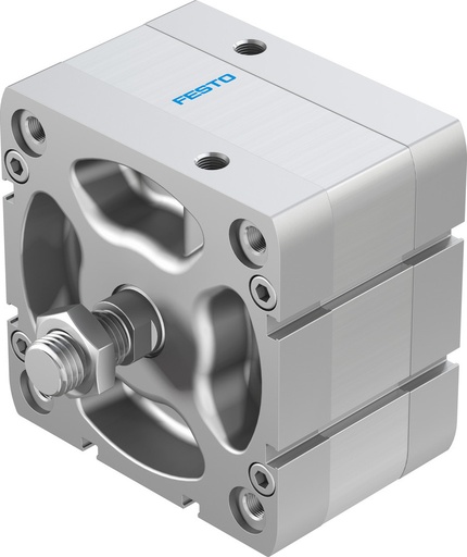 [P2BQ4] Festo Kompaktzylinder 100mm Bohrung 10mm Hub ISO 21287 Doppelt Wirkend - 536374