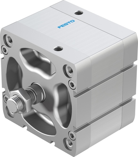 [P2BQ7] Festo Kompaktzylinder 100mm Bohrung 25mm Hub ISO 21287 Doppelt Wirkend - 536377