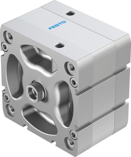 [P2BQE] Festo Compact Cylinder 100mm Bore 10mm Stroke ISO 21287 Double Acting - 536384
