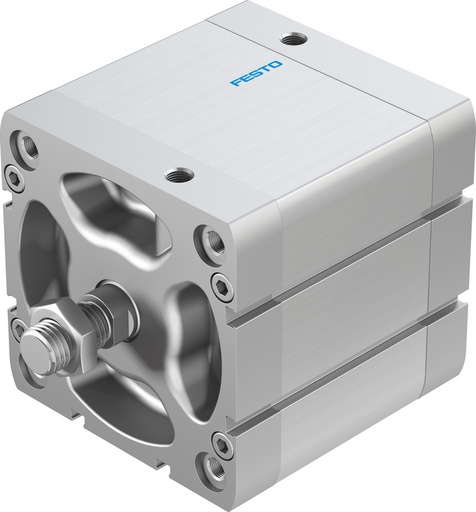 [P2BQA] Festo Compact Cylinder 100mm Bore 50mm Stroke ISO 21287 Double Acting - 536380