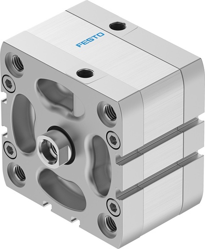 [P2BPS] Festo Kompaktzylinder 80mm Bohrung 10mm Hub ISO 21287 Doppelt Wirkend - 536363