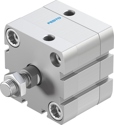 [P2BS6] Festo Compacte Cilinder 50mm Boring 10mm Slag ISO 21287 Dubbelwerkend - 572691