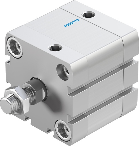 [P2BS8] Festo Kompaktzylinder 50mm Bohrung 20mm Hub ISO 21287 Doppelt Wirkend - 572693
