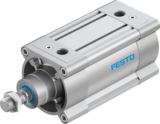 [P2BZ5] Festo Zylinder 100mm Bohrung 80mm Hub ISO 15552 Doppelt Wirkend - 1384807