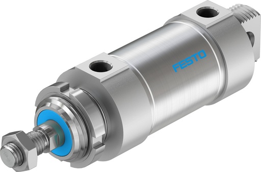 [P2CWE] Festo Rundzylinder 63mm Bohrung 40mm Hub Doppelt Wirkend - 196051