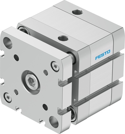 [P2DPT] Festo Kompaktzylinder 63mm Bohrung 10mm Hub ISO 21287 Doppelt Wirkend - 554268