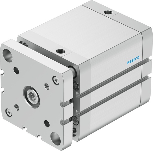 [P2DQB] Festo Compacte Cilinder 80mm Boring 60mm Slag ISO 21287 Dubbelwerkend - 554284