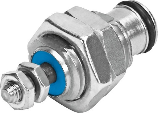 [P2E2E] Cilindro Roscado Festo 16mm Diámetro 10mm Carrera Simple Efecto - 15040