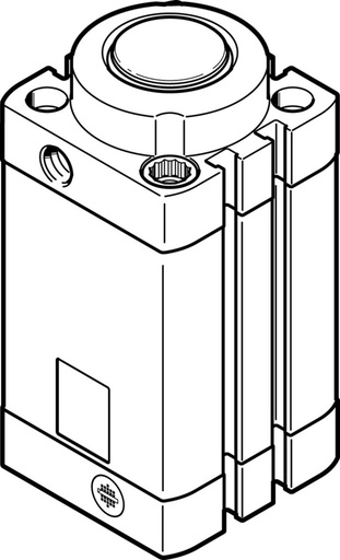 [P2EZQ] Festo Cilindro De Tope 40mm Diámetro 25mm Carrera Doble Efecto - 576124
