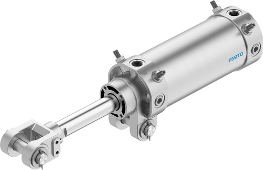 [P2F82] Festo Scharniercilinder 80mm Boring 100mm Slag Dubbelwerkend - 557906