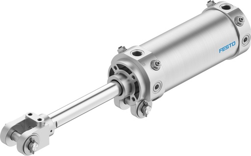 [P2F7R] Festo Scharniercilinder 63mm Boring 100mm Slag Dubbelwerkend - 549733