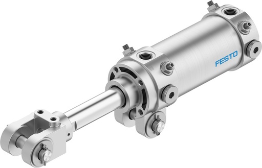 [P2FC2] Festo Scharniercilinder 50mm Boring 75mm Slag Dubbelwerkend - 572347