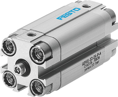 [P2FHN] Festo Vérin Compact 12mm Alésage 25mm Course Double Effet - 156504