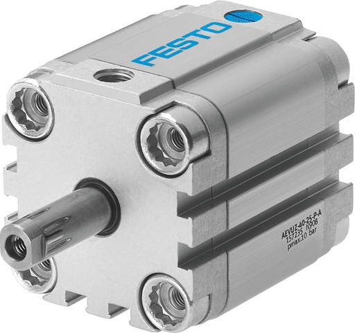 [P2G4D] Festo Kompaktzylinder 100mm Bohrung 25mm Hub Einfach Wirkend - 157251