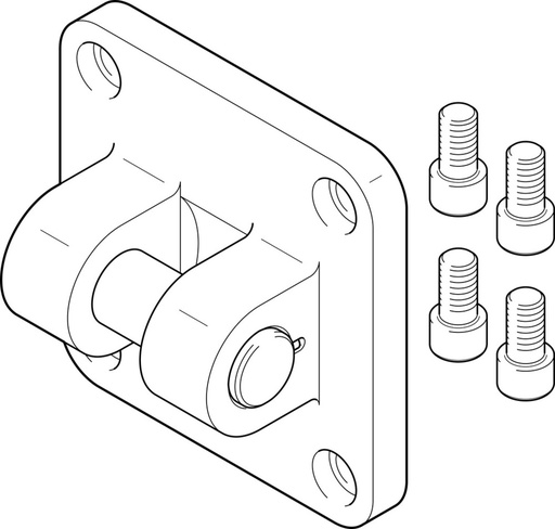 [P2GPD] Festo Gabelkopf Schwenkflansch Baugröße 200 ISO 15552 - 152598