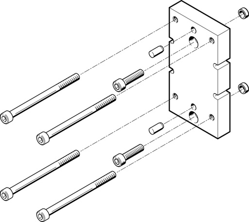 [P2JDG] Festo Kit D'adaptation - 537182
