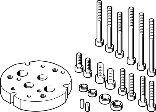 [P2JE4] Festo Kit D'adaptation - 542437
