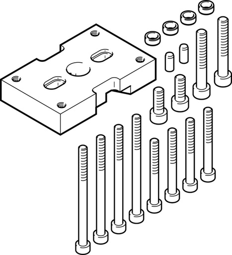 [P2JDJ] Festo Kit D'adaptation - 537184