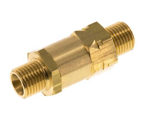 [V3HKQ] G 1/4'' Male Threaded Brass Check Valve 0.4-40 bar (5.8-580 psi)