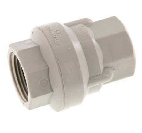 [V3HJ4] G 1'' Vanne En Polypropylène Clapet Anti Retour 0.02-6 Bar (0.29-87 Psi)