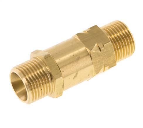 [V3HKR] G 3/8'' Male Threaded Brass Check Valve 0.4-40 bar (5.8-580 psi)