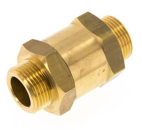 [V3HKU] G 1'' Außengewinde Messing Rückschlagventil 0.1-40 Bar (1.45-580 Psi)