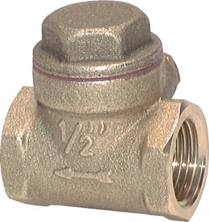 [V3HJV] G 2-1/2'' Messing Swing Terugslagklep 8 Bar (116 Psi) Metalen Afdichting