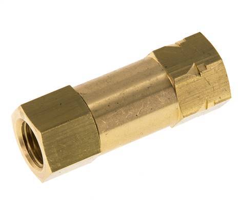 [V3HKJ] G 1/4'' Rosca Hembra Latón Válvula Antirretorno 0.4-40 Bar (5.8-580 Psi)