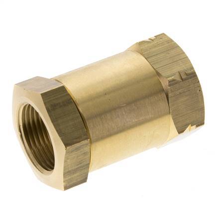 [V3HKN] G 3/4'' Rosca Hembra Latón Válvula Antirretorno 0.1-40 Bar (1.45-580 Psi)