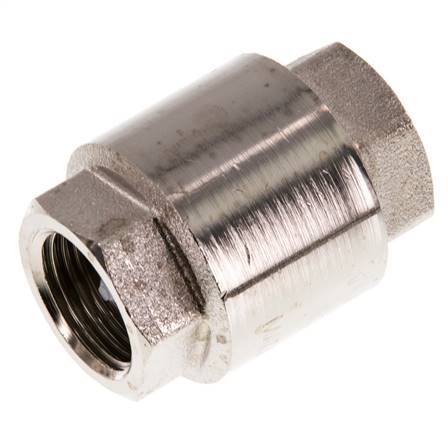 [V3HNQ] G 1/2'' Clapet Anti Retour Nickelé En Laiton 12 Bar (174 Psi)
