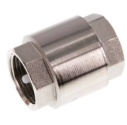 [V3HNS] G 1'' Nickel-Plated Brass Check Valve 12 bar (174 psi)