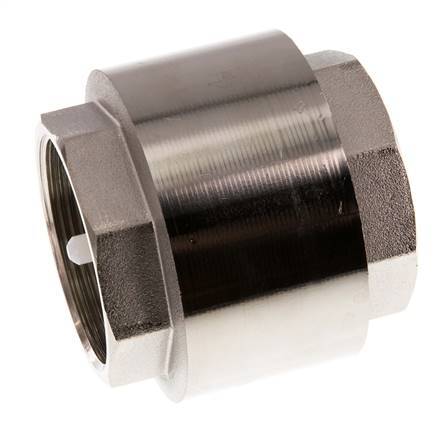 [V3HNV] G 2'' Latón Niquelado Válvula Antirretorno 10 Bar (145 Psi)
