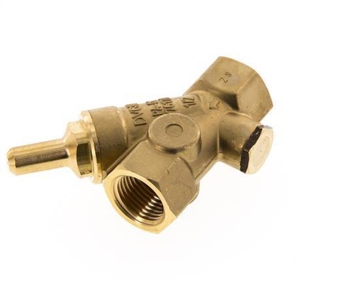 [V3HPR] Rp 1/2'' Laiton Clapet Anti Retour En Y 16 Bar (232 Psi) FKM