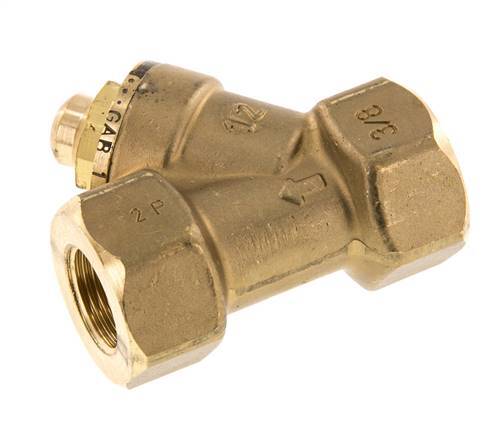[V3HPG] Rp 3/8'' Latón Válvula De Retención Tipo Y 10 Bar (145 Psi) NBR