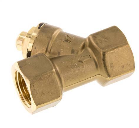 [V3HPH] Rp 1/2'' Messing Y Terugslagklep 10 bar (145 psi) NBR
