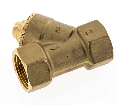[V3HPJ] Rp 3/4'' Brass Y Check Valve 10 bar (145 psi) NBR