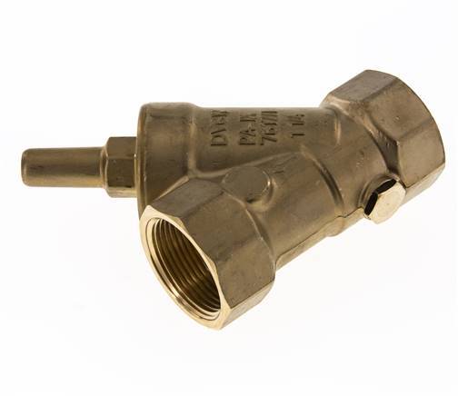 [V3HPZ] Rp 3/4'' Brass Y Check Valve 10 bar (145 psi) FKM