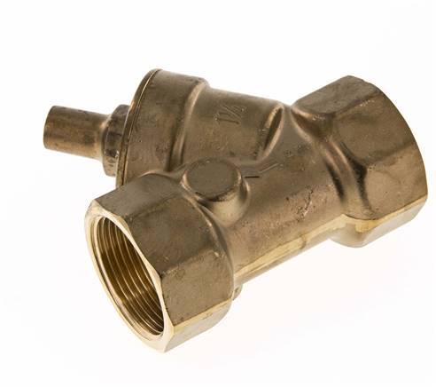 [V3HPM] Rp 1-1/4'' Messing Schrägsitz-Rückschlagventile 10 Bar (145 Psi) NBR